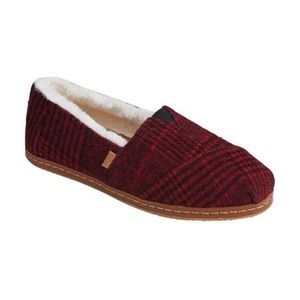 TOMS WOMEN'S PLAID LEATHER WRAP CLASSIC